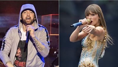 Eminem brings Taylor Swift's historic reign at No. 1 to an end, Stevie Wonder's record stays intact