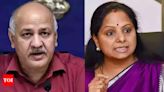 Excise 'scam': Delhi court extends judicial custody of Manish Sisodia and K Kavitha | Delhi News - Times of India