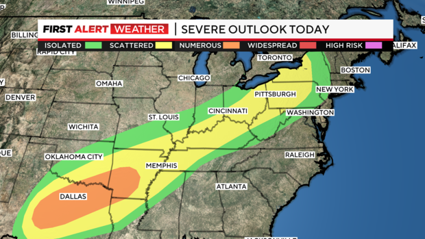 First Alert Weather | Severe weather possible in the Pittsburgh area on Wednesday afternoon and overnight