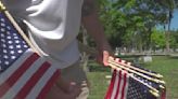 Veteran plants flags in Miami City Cemetery with fallen veterans, aims to restore headstones