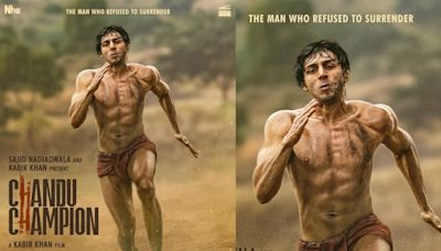 Kartik Aaryan's 'Chandu Champion' first poster out, actor calls it 'most challenging and special film'