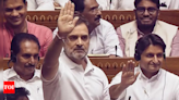 First 'Abhay Mudra', now 'Chakravyuha': How Rahul Gandhi is using Hindu symbols, scriptures to attack BJP | India News - Times of India