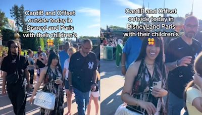 Cardi B fans are confused by her wildly oversized Chanel bag during Disneyland trip
