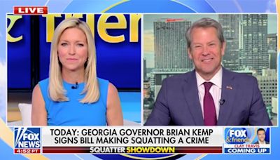 Gov. Brian Kemp signing a bill to make squatting a crime in Georgia: 'This is insanity'