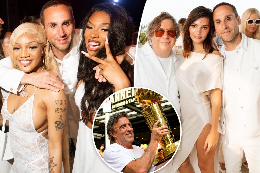 Celtics owner brings NBA trophy to Michael Rubin’s Hamptons 4th of July party, guests include new Mavs star Klay Thompson