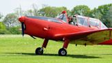 Vintage plane King learned to fly in takes to the sky for coronation air show