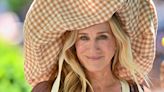 Sarah Jessica Parker's oversized gingham hat divides opinion