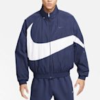 NIKE AS M NK SWOOSH WVN JKT 男運動外套-藍白色-FB7878410