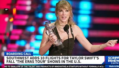 Southwest hopes for less of a "Cruel Summer" flying Taylor Swift fans to shows