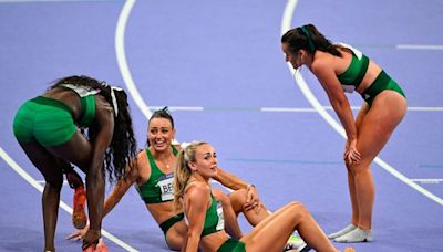 Agony for Ireland as women’s team smash Irish record but finish fourth in Olympic 4x400m final