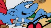 23. The Smurf's Apprentice; Smurf Colored Glasses