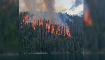 Bench Lake Fire nearly quintuples in size to 738 acres, no containment - East Idaho News