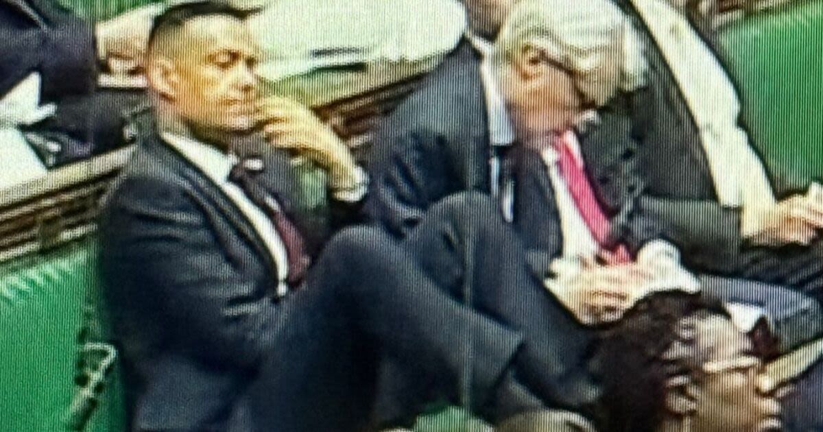 ‘Disgraceful’ Labour MP slammed for putting feet up in Commons after blunder