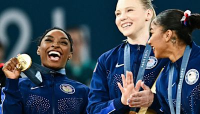 Simone Biles and Team USA win gold at women's gymnastics team final