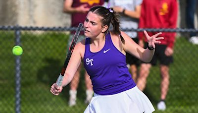 Girls tennis: Santner leads South into up-for-grabs Bloomington Sectional