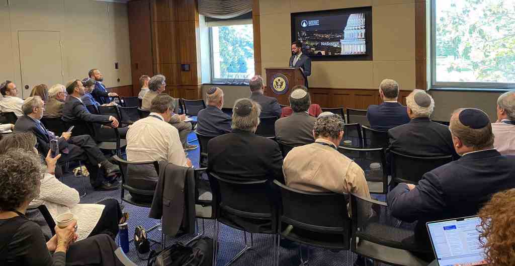 Pro-Israel congressmen raise alarms at rabbinic conference in Washington