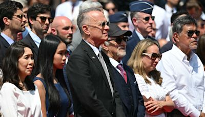 Tom Hanks and Steven Spielberg honor 80th anniversary of D-Day in Normandy