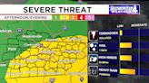 First Alert Forecast: Strong - severe thunderstorms possible this afternoon and evening