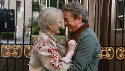 Meryl Streep and Martin Short Lovingly Gaze into Each Other's Eyes While Filming 'Only Murders in the Building'