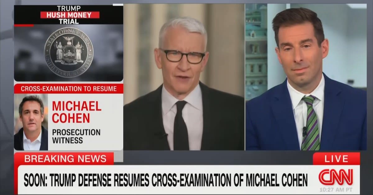 ‘This Guy’s Making This Up’: Anderson Cooper Says He’d ‘Absolutely’ Doubt Michael Cohen’s Testimony...