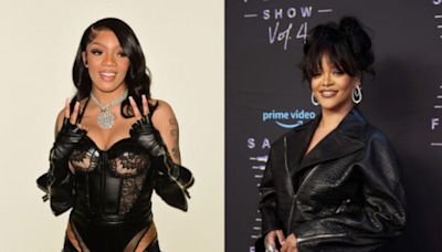 The Source |Rihanna Playfully Asks GloRilla “When Does The Album Drop?”
