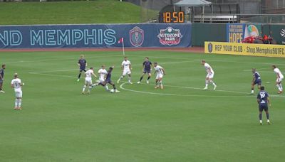 Marlon Santos soars as 901 FC hand Tampa Bay its first loss of the season