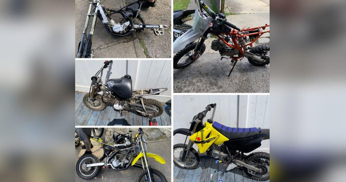 Several dirt bikes seized in North Baltimore after reports of illegal dirt bike riding, hazardous dumping
