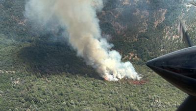 Fire burning in difficult terrain forces evacuations in Yuba County