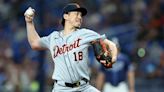 Detroit Tigers' Kenta Maeda exits start with right abdominal discomfort after two pitches