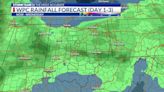 Chances for rain build into midweek, when dry weather returns