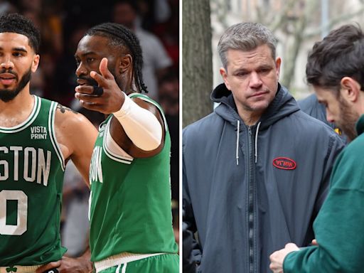 Why Matt Damon and Casey Affleck love this year's Celtics heading into NBA Finals