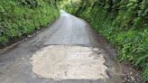 Mystery motorist hunted after filling huge pothole with concrete after road closed for weeks