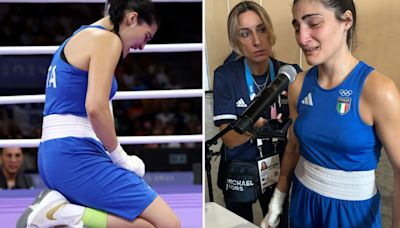 Olympic boxer says why she quit against rival who previously failed gender test