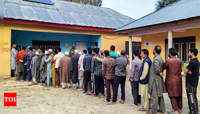 56% turnout in J&K 2nd phase, high enthusiasm in Jammu division | India News - Times of India