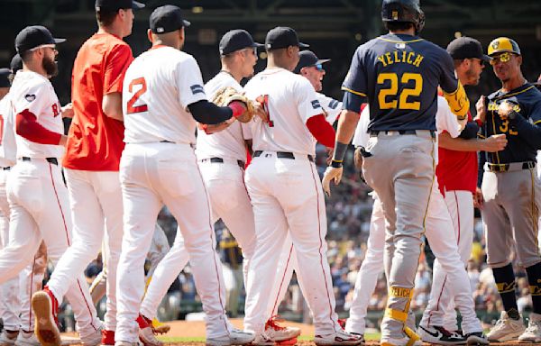 Jarren Duran's RBI single lifts Red Sox past Brewers 2-1 in game that sees benches empty