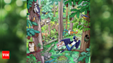 Brain teaser: Are you smart enough to spot a squirrel in this jungle? - Times of India