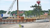 Construction continues at behind-schedule Hingham Harbor boat ramp