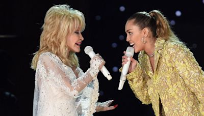 Miley Cyrus and Dolly Parton are apparently distant relatives