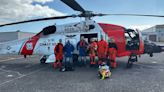 Coast Guard airlifts man with stroke symptoms from oil tanker