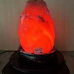 頂級帝王紅盐燈7.5公斤#穩坐如山，讓您事業有靠山#顏色紅润，放房間舒壓，助眠有意境