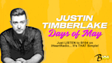 Contest Rules - JT Days of May - iHeartRadio / B104 Listening Contest | B104