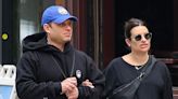 Pregnant Lea Michele & Husband Zandy Reich Match in Black Sweats During Day Out in NYC