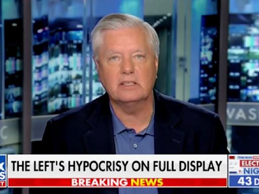 Lindsey Graham Howls About Media Pointing Out Trump’s Links to ‘Black Nazi’