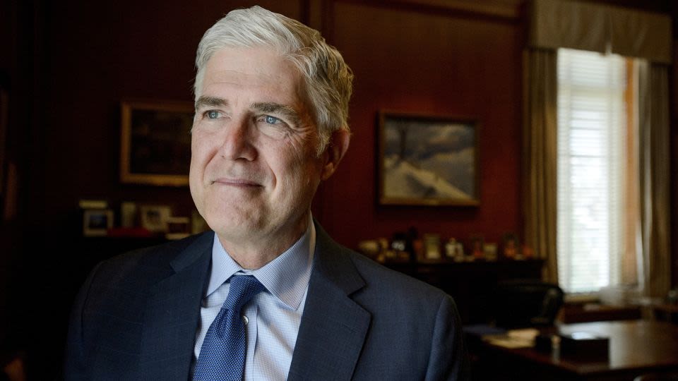 Justice Gorsuch defends Supreme Court’s Trump immunity decision as he promotes his new book