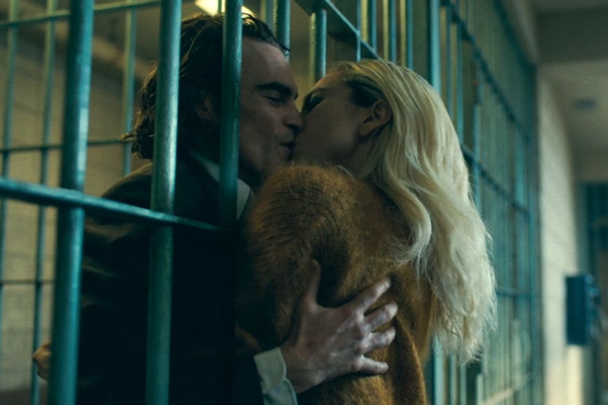 Watch Lady Gaga, Joaquin Phoenix passionately kiss in haunting 'Joker 2' clip