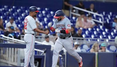 Ruiz finishes triple shy of cycle, Nationals continue dominance of Marlins with 6-2 win