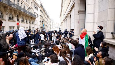 Francia: desalojan la universidad de la Sorbona por protestas pro palestinas