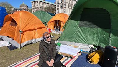 A retired teacher saw inspiration in Columbia's protests. Eric Adams called her an outside agitator