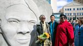 Newark unveils Harriet Tubman monument, 'Shadow of a Face,' where Columbus statue once stood