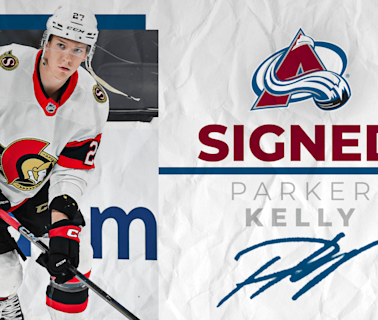 Avalanche Signs Parker Kelly | Colorado Avalanche